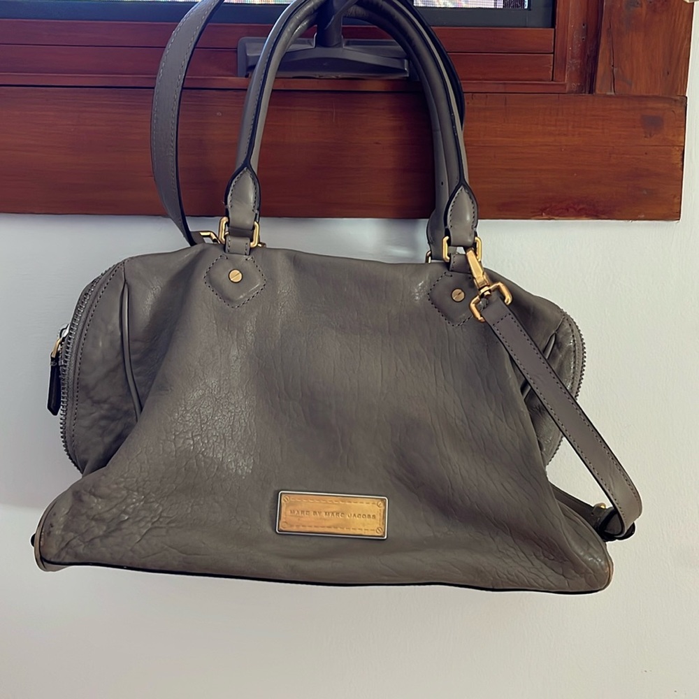 Marc by Marc Jacobs Two Handle Top Zip Satchel w/Adjustable Strap. Minor wear.